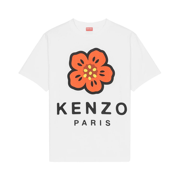 Футболка Kenzo 'Boke Flower' T-Shirt In White, белый
