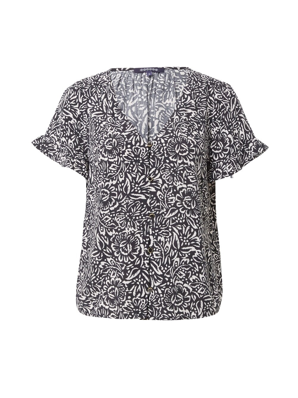 

Блузка Bonobo ALMASHIRF, черно-белый