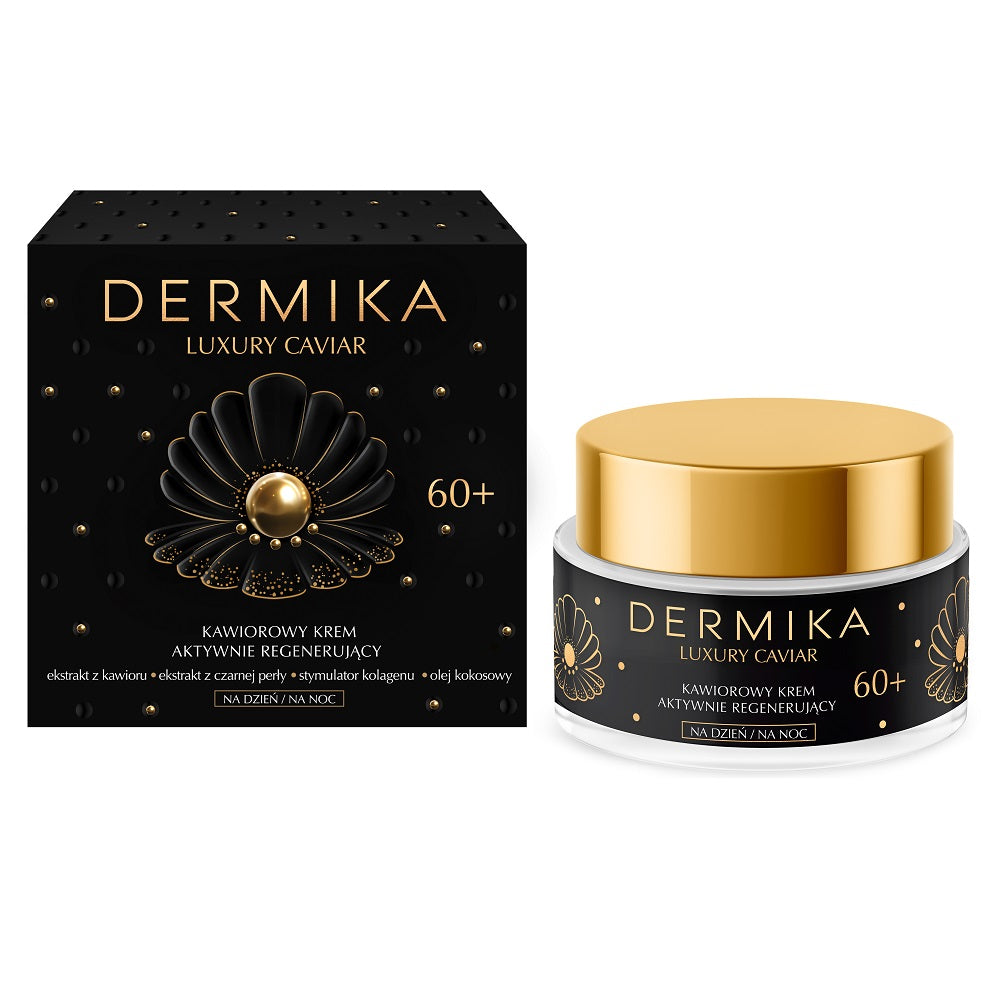 

Dermika Luxury Caviar 60+ крем с икрой активно регенерирующий день и ночь 50мл