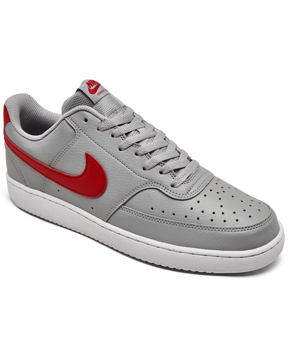 

Кроссовки Nike Court Vision Low Next Nature, серо-красный