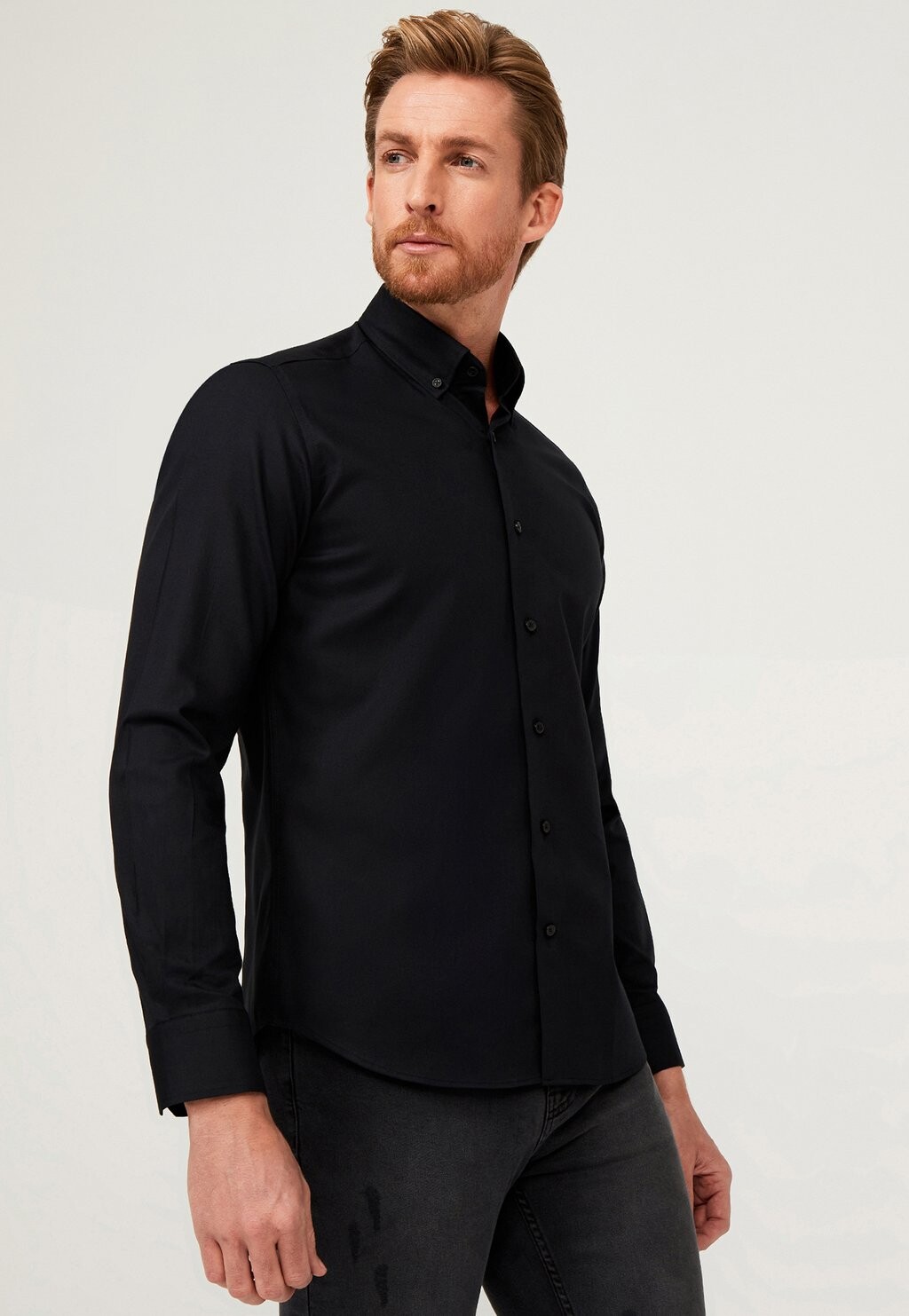 

Деловая рубашка OXFORD GEKN�PFTER KRAGEN SLIM FIT TALL Kigili, цвет Black