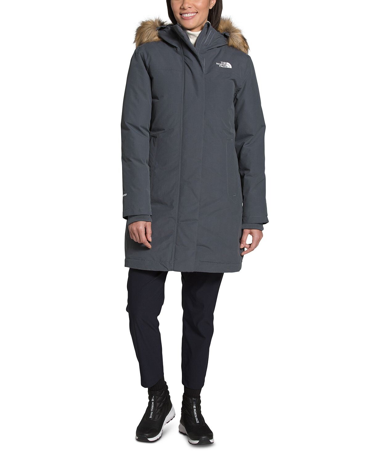 

Женская парка arctic с капюшоном и отделкой из искусственного меха The North Face, мульти