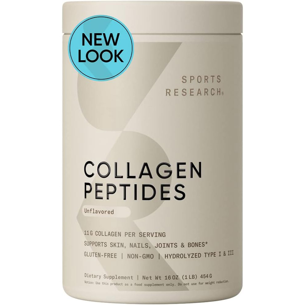 Коллаген Sports Research Peptides, 454 гр sports research collagen peptides hydrolyzed type i