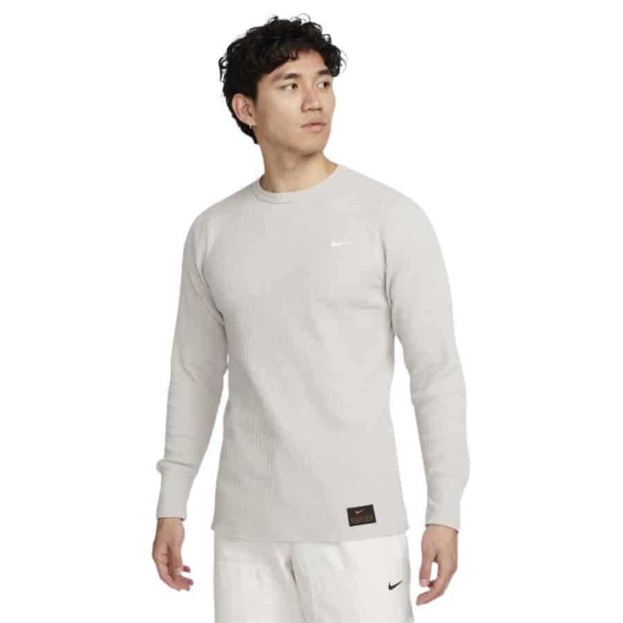 

Лонгслив Nike Men's Long Sleeve Waffle, светло-серый