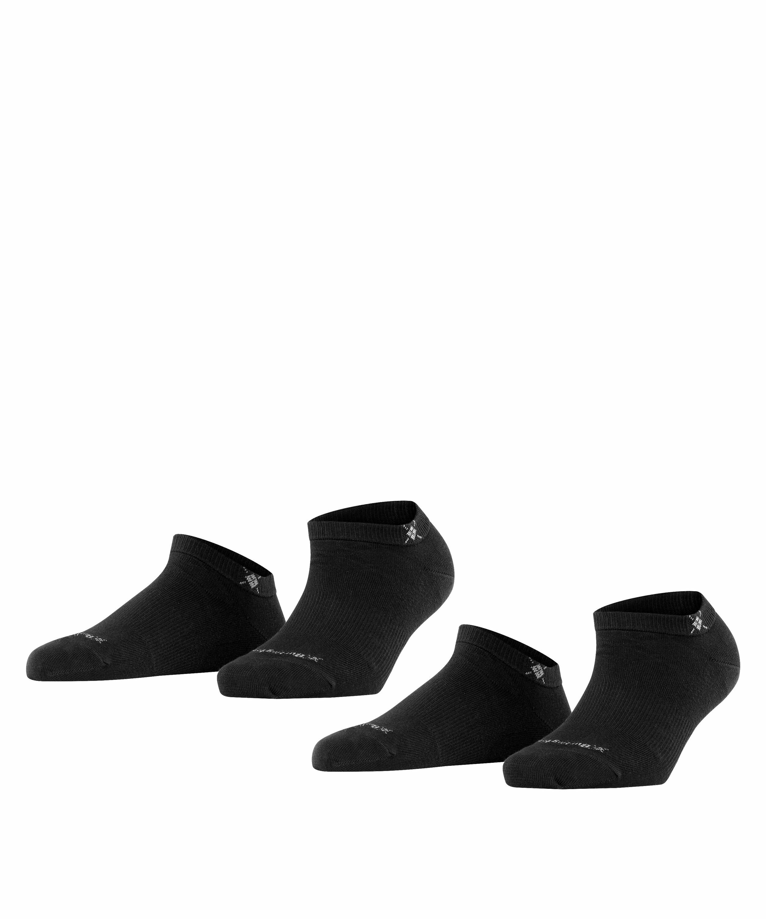 Носки Burlington Sneaker Everyday 2 Pack, черный комплект носков burlington everyday 2 pack sneaker
