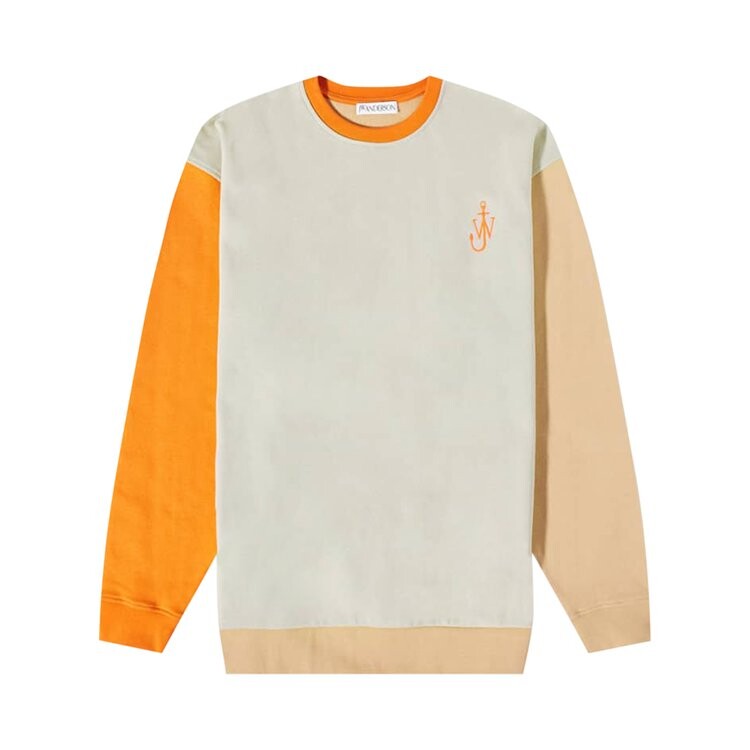 

Толстовка JW Anderson Color Block Sweatshirt 'White', белый