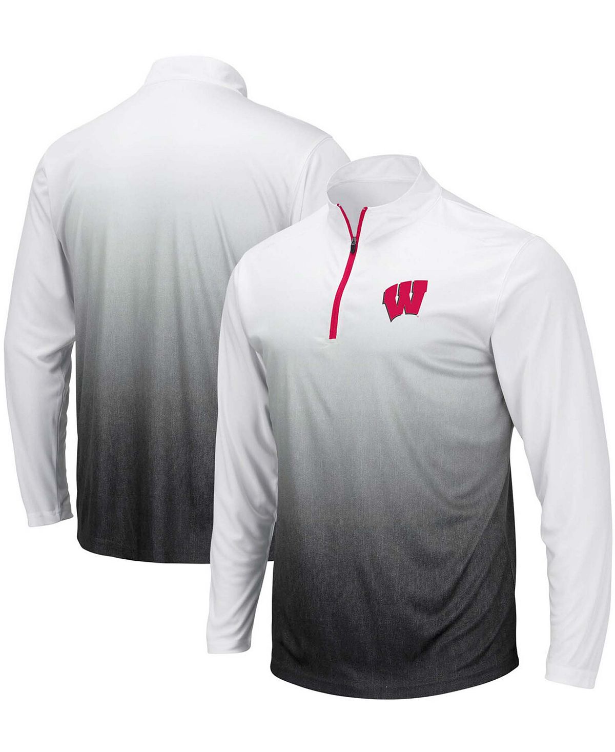цена Мужская серая куртка wisconsin badgers magic team logo с молнией на четверть Colosseum, серый