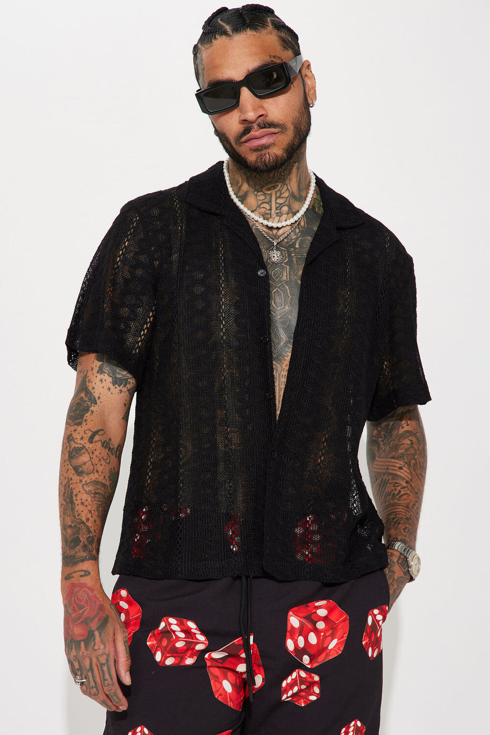 

Рубашка Fashion Nova ZDF01K310003, черный