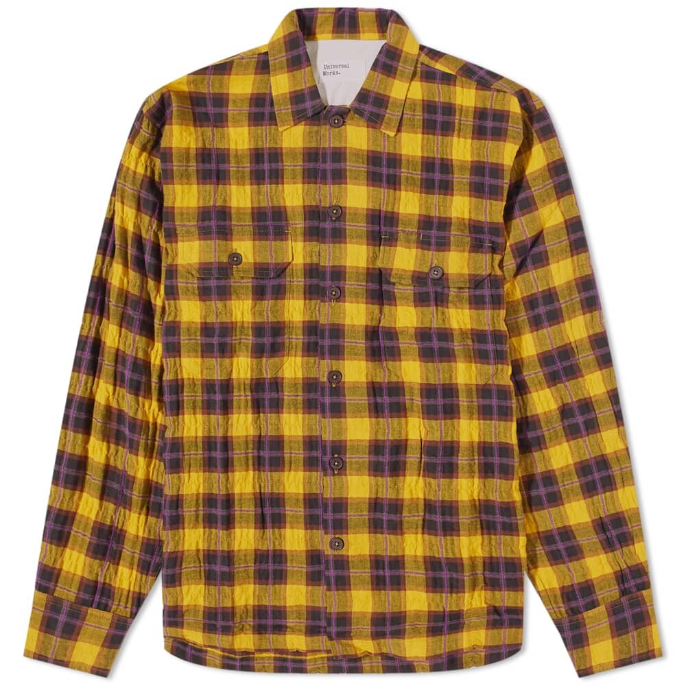 

Рубашка Universal Works Herringbone Check Utility Shirt