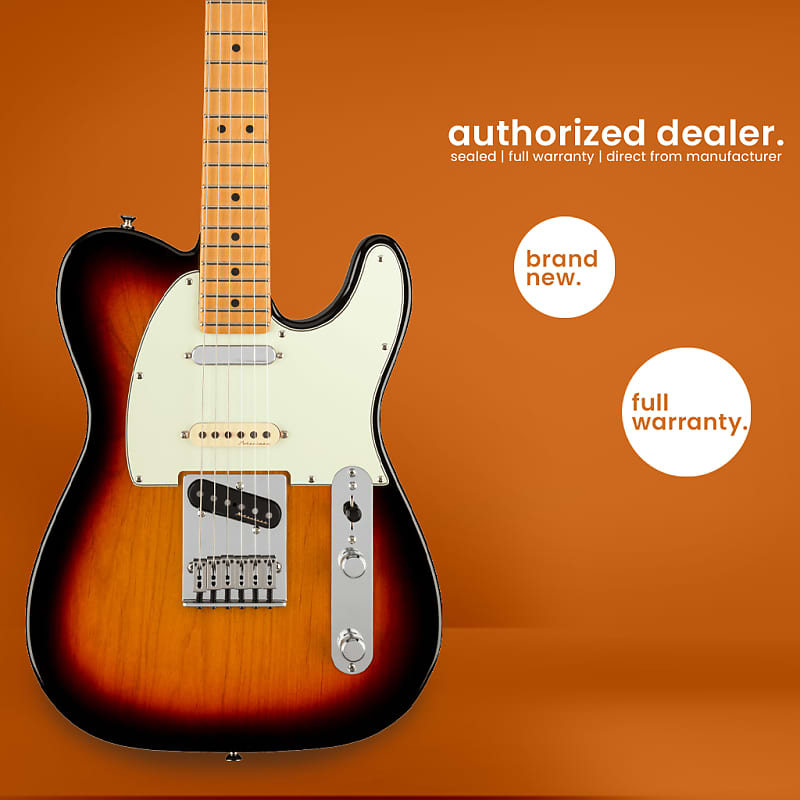 цена Fender Player Plus — Nashville Telecaster — кленовый гриф — 3 цвета Sunburst