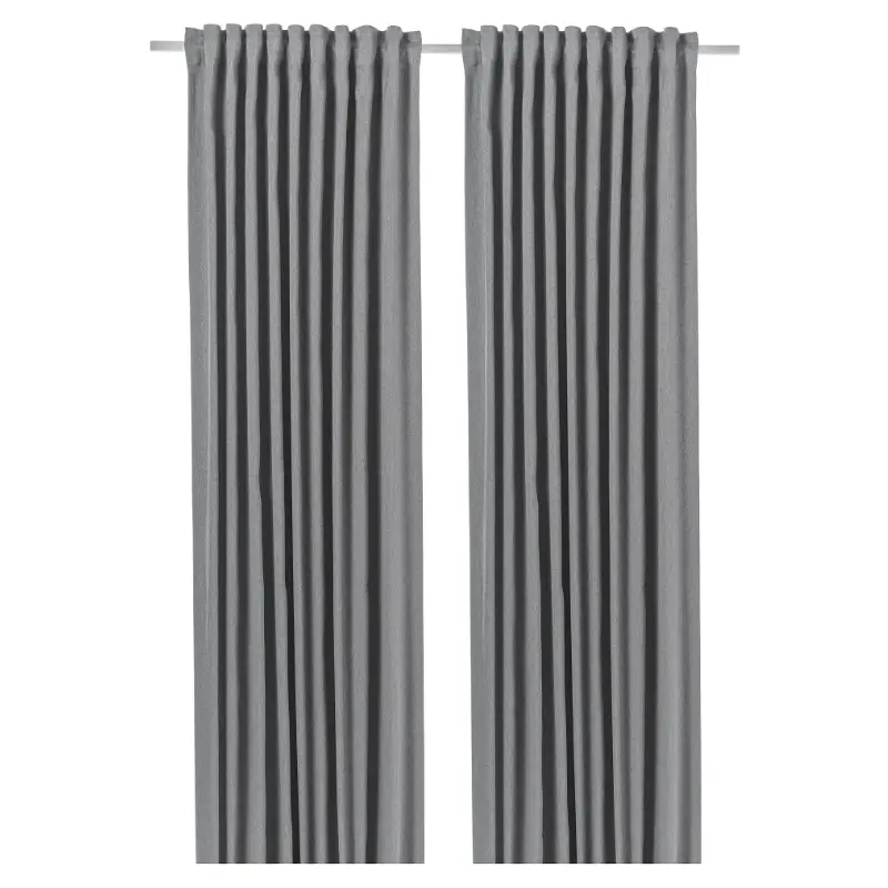 

Шторы блокирующие свет Ikea Blahuva 2 шт, светло-серый