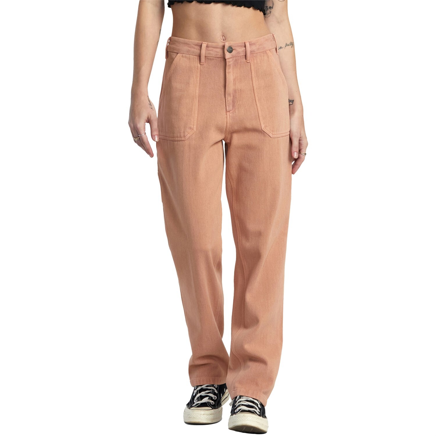 

Брюки RVCA Recession Twill - женские, cork