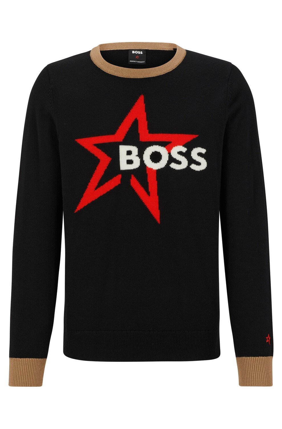 

Джемпер Hugo Boss X Perfect Moment Logo In Merino Wool, черный