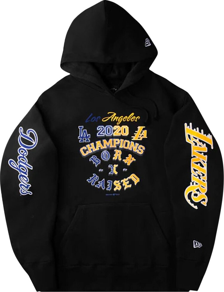 

Худи Born x Raised Los Angeles Champions Hoodie 'Black', черный