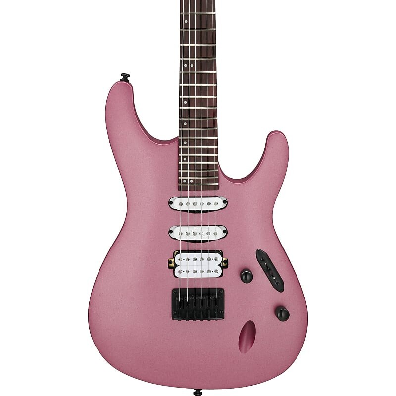 

Ibanez S561PMM S Стандартная 6-струнная электрогитара — розовое золото, матовый металлик