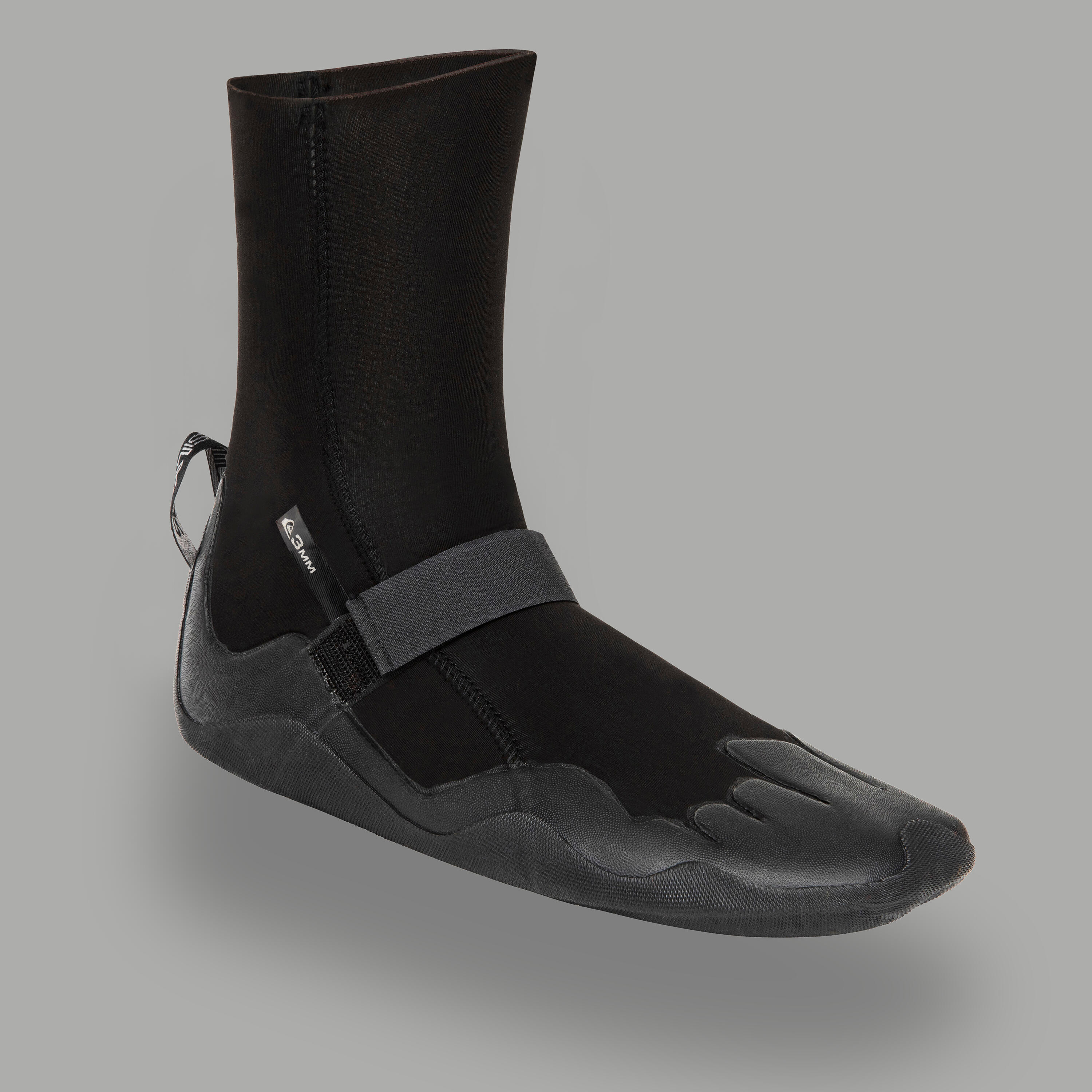Неопреновые туфли для серфинга 3 мм черные OLAIAN, черный