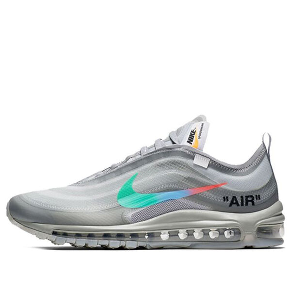 

Кроссовки x off white air max 97 Nike, серый