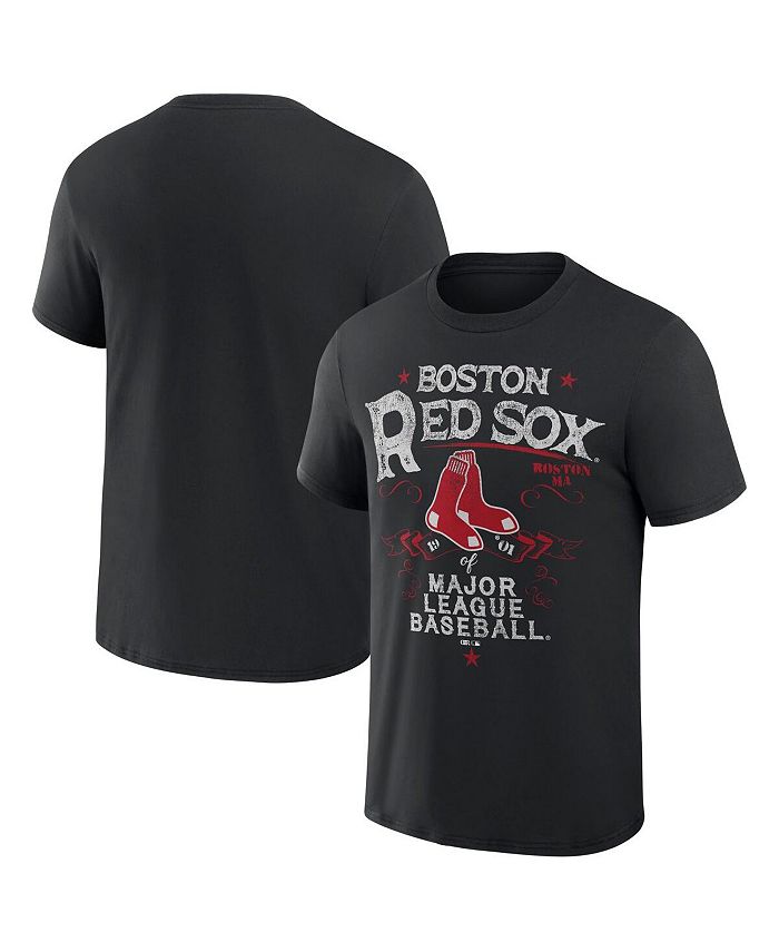 

Мужская футболка Darius Rucker Collection by Black Boston Red Sox Beach Splatter Fanatics, черный