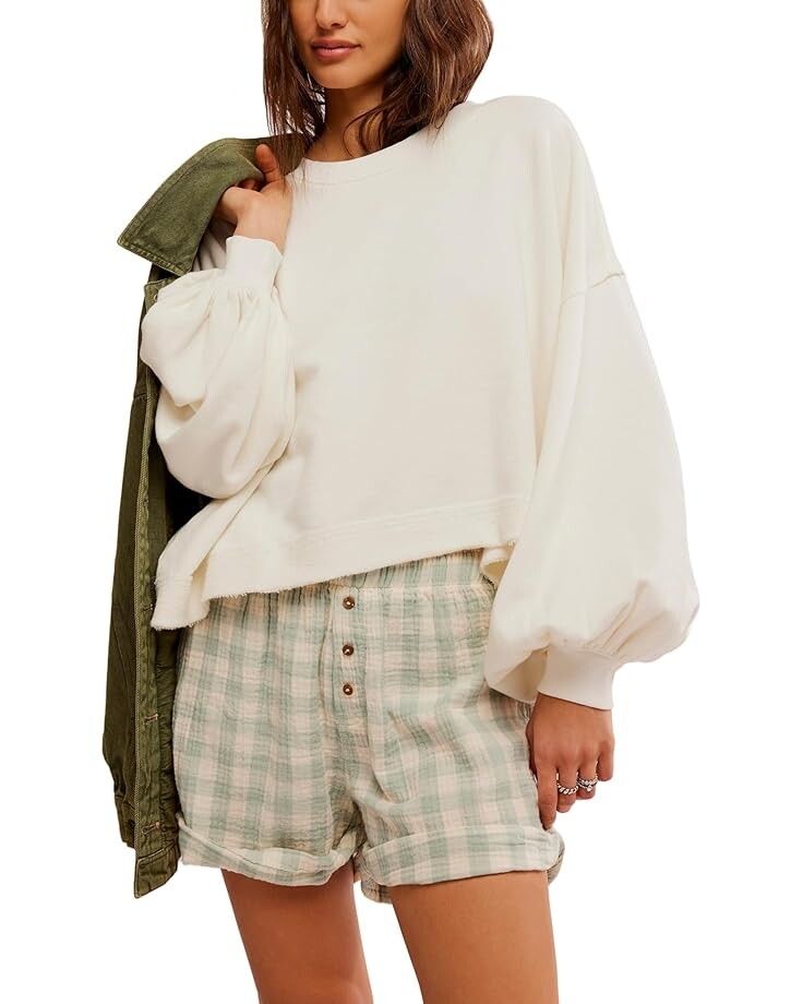 

Свитер Free People Trish Sweatshirt, белый