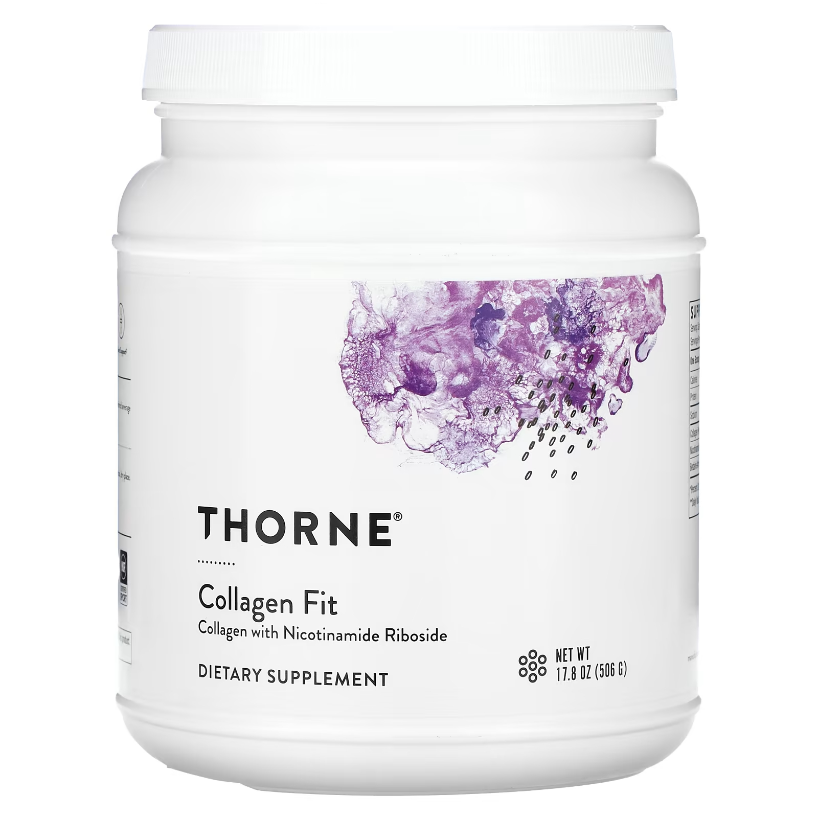 Коллаген Fit 17,8 унций (506 г) Thorne collagen fit добавка с коллагеном thorne research 506 г