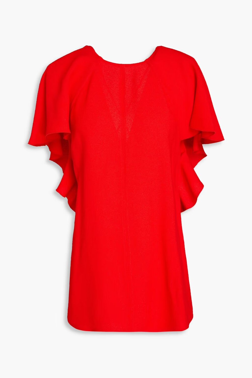 

Креповый топ Victoria Beckham, цвет Tomato red