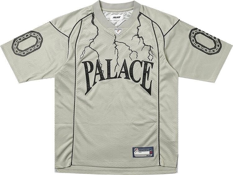 

Футболка Palace Hesh Athletic Jersey 'Silver', серебряный