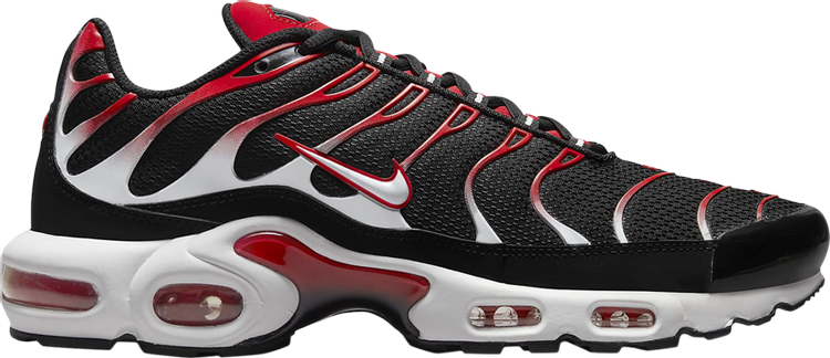 Nike air max plus university red and on sale black