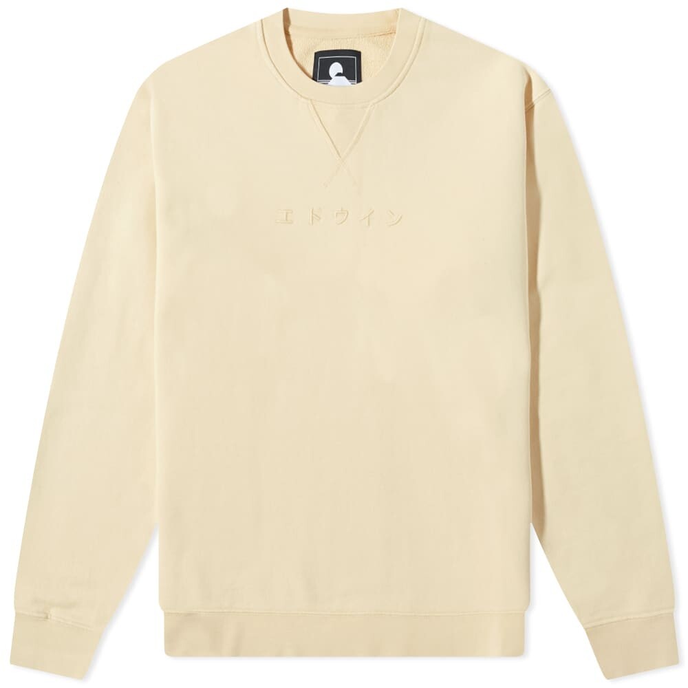 

Толстовка Edwin Katakana Natural Crew Sweat, Серый