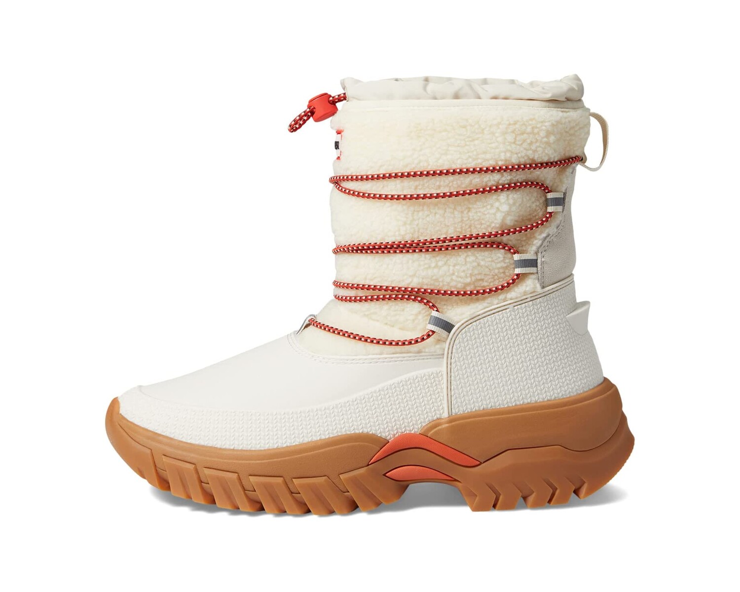 

Ботинки Wanderer Short Sherpa Snow Boot Hunter, белая ива