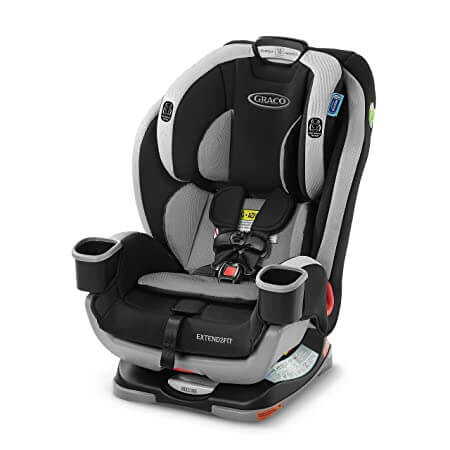 

Детское автокресло Graco Extend2Fit 3 In 1, серый