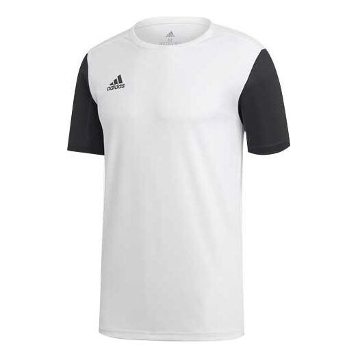 

Футболка Adidas Estro 19 Jersey JSY Short Sleeve Black White Colorblock, Черный
