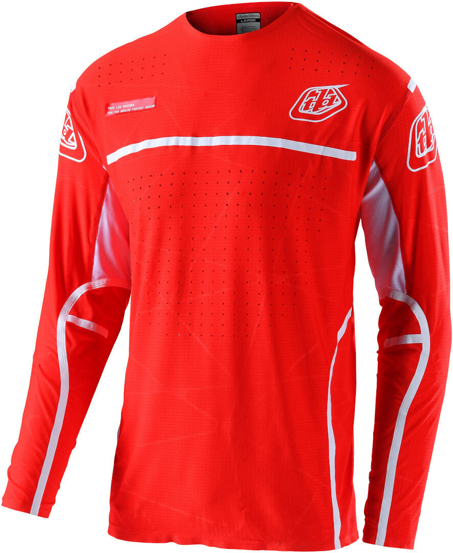 

Джерси Troy Lee Designs SE Ultra Lines, красно-белые, Красный