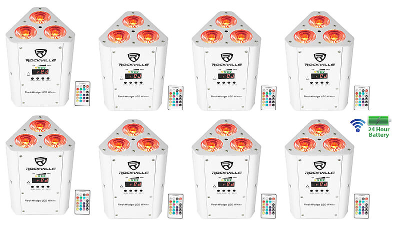 

Светодиод Rockville RockWedge LED RGBWA + UV