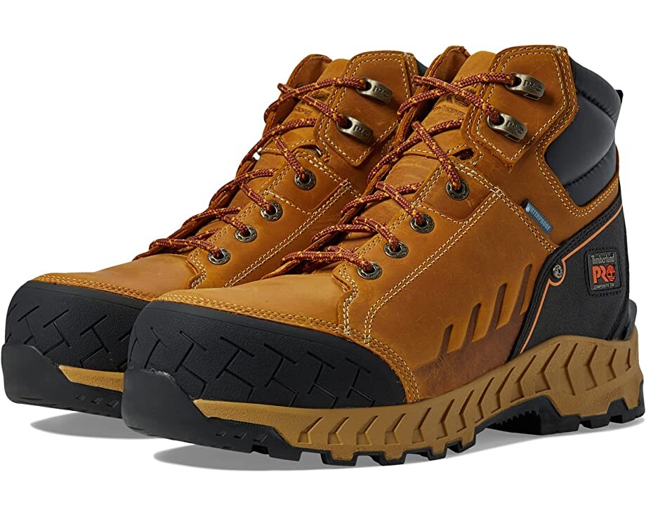 

Ботинки Work Summit 6" Composite Safety Toe Waterproof Timberland PRO, грязная пшеница