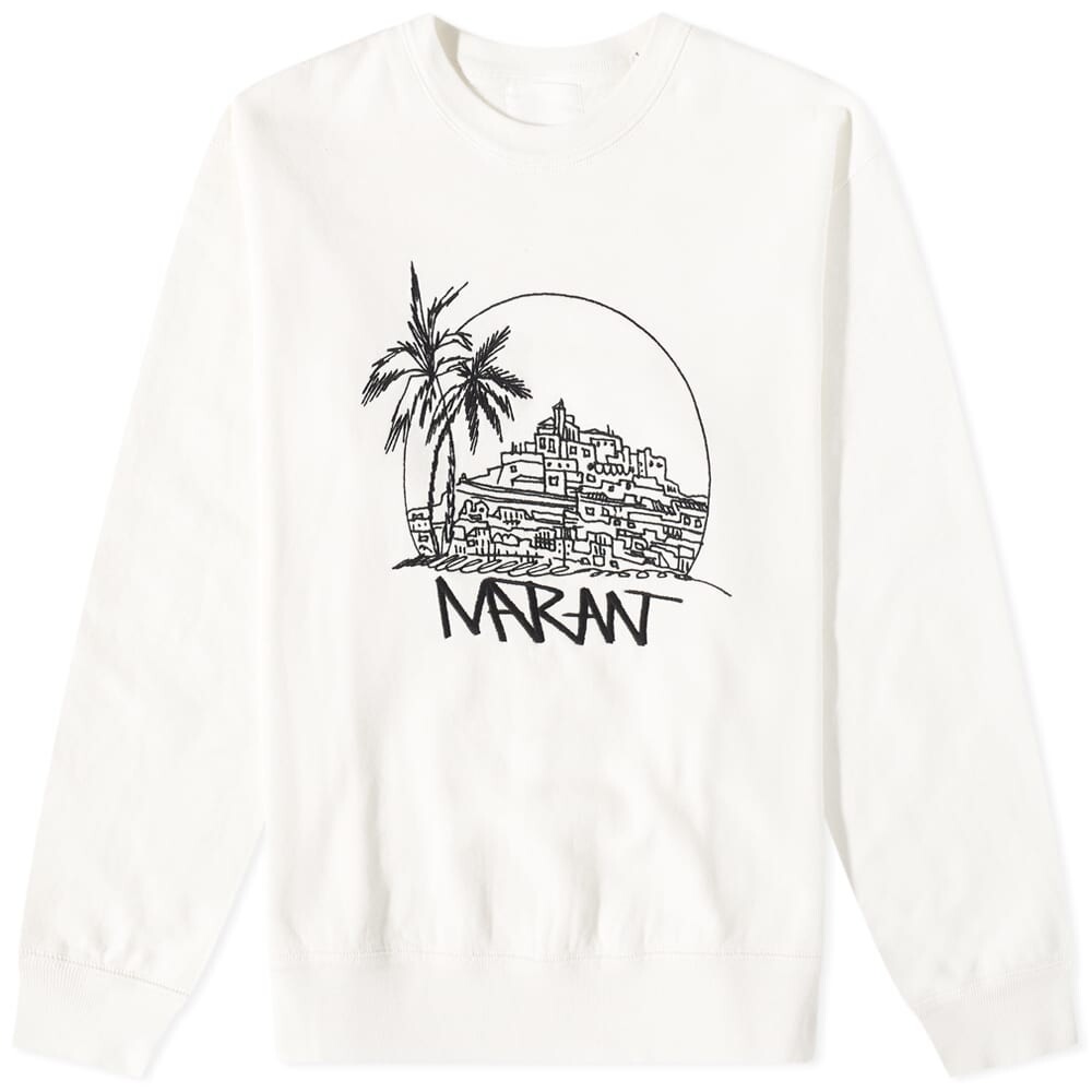 

Толстовка Isabel Marant Mikoy Postcard Logo Crew Sweat