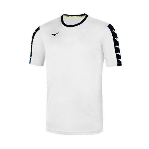 

Футболка Mizuno team nara training, белый/белый/черный