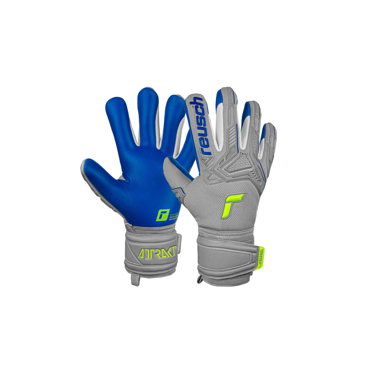 

Вратарские перчатки Reusch Attract Freegel Silver, серый