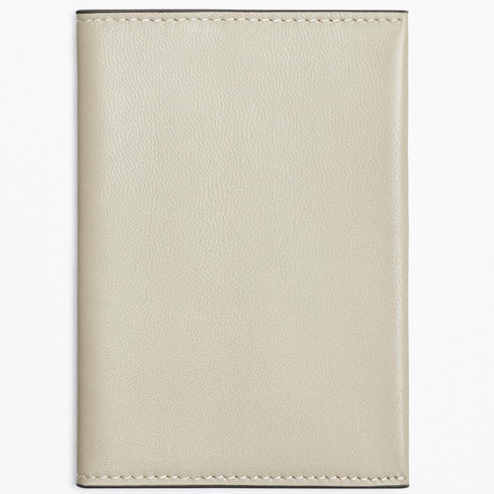 

Кошелек Zara Leather Card Holder, светло-бежевый
