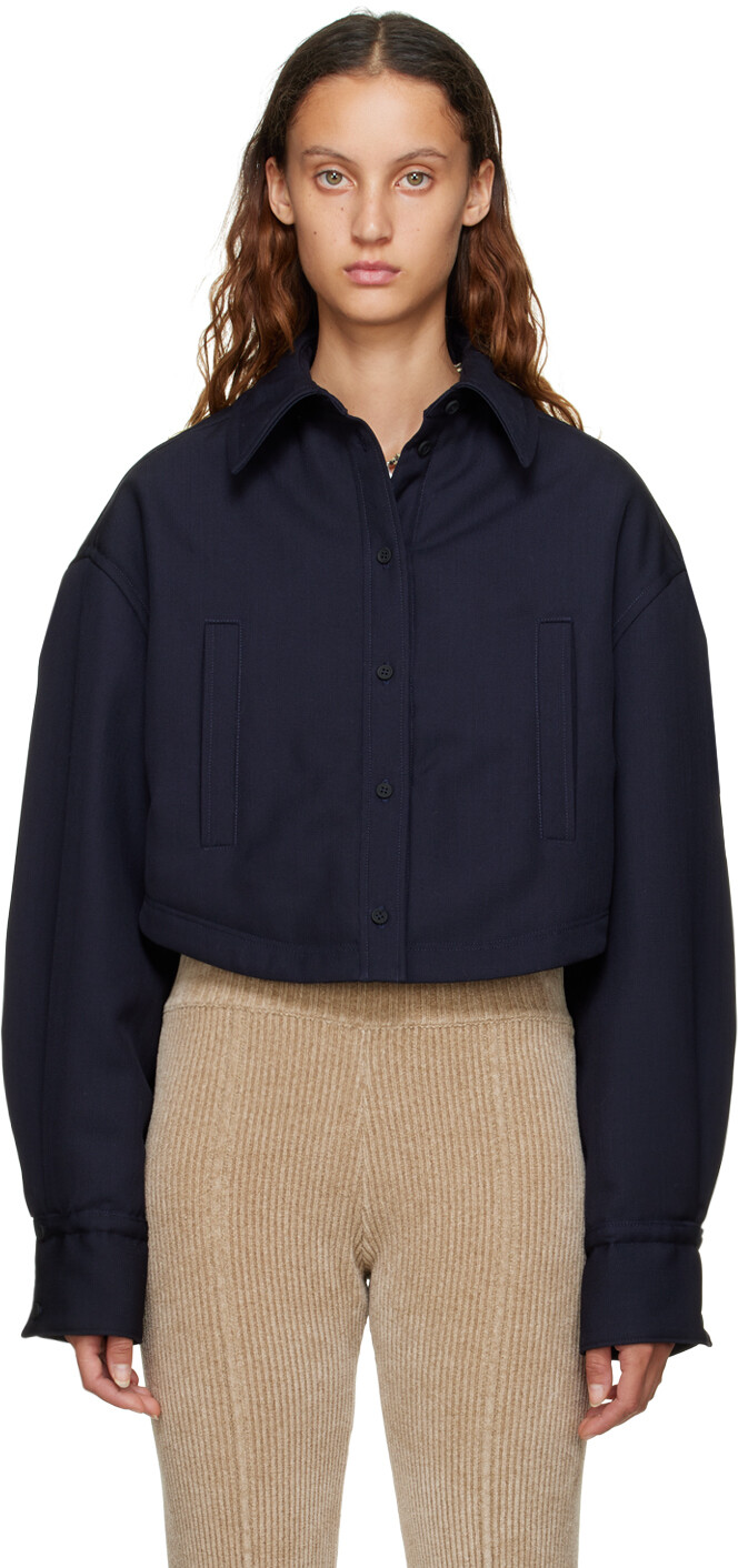 

Темно-синяя куртка Le Papier 'La Chemise Arnesi' Jacquemus