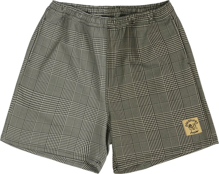 

Шорты Pleasures Chase Plaid Shorts 'Black', черный