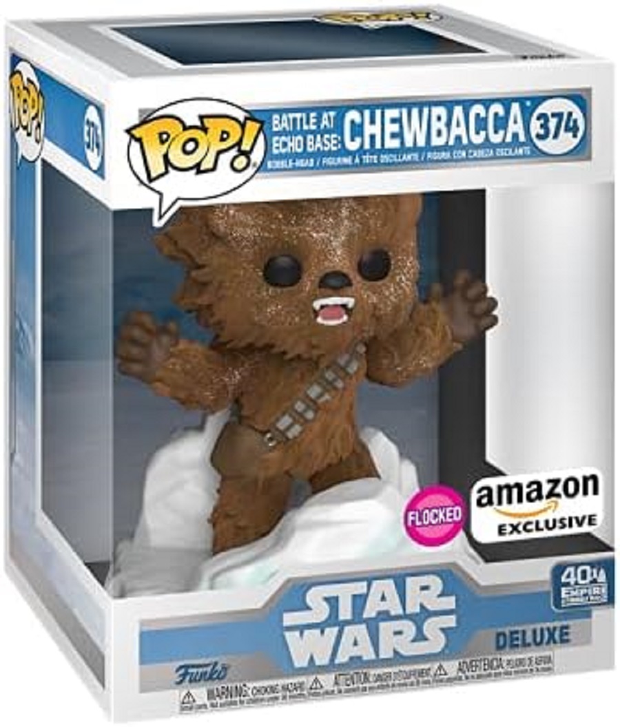 Фигурка Funko POP! Deluxe Star Wars: Battle at Echo Base Series Chewbacca набор фигурок funko pocket pop star wars holiday – advent calendar 2022 24 mini vinyl figures