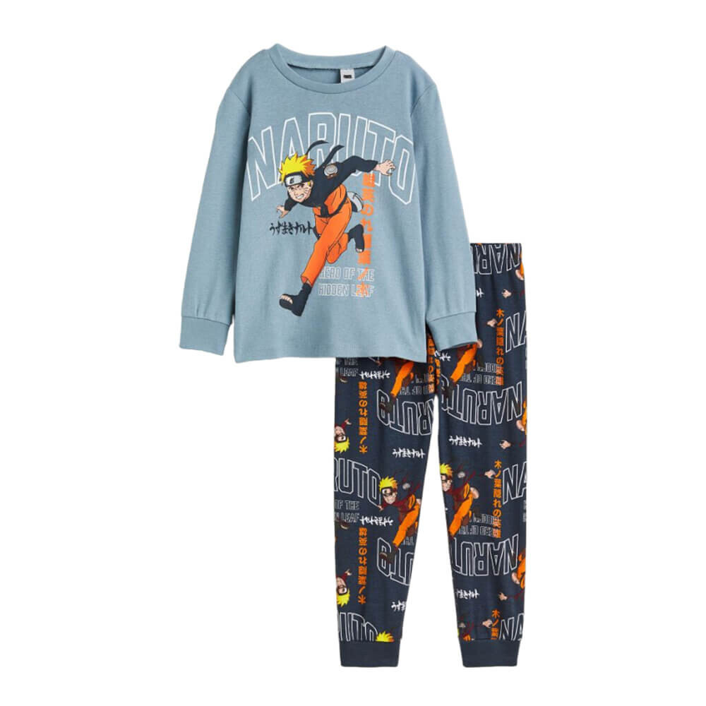 

Печатные пижамы H&M Naruto, голубой