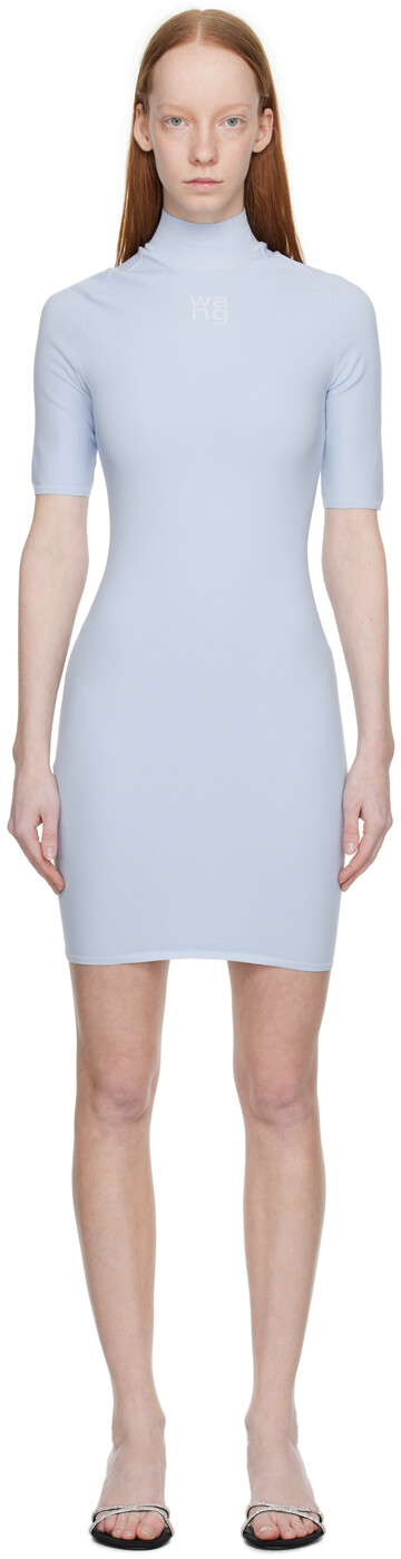 

Синее плотное мини-платье alexanderwang.t