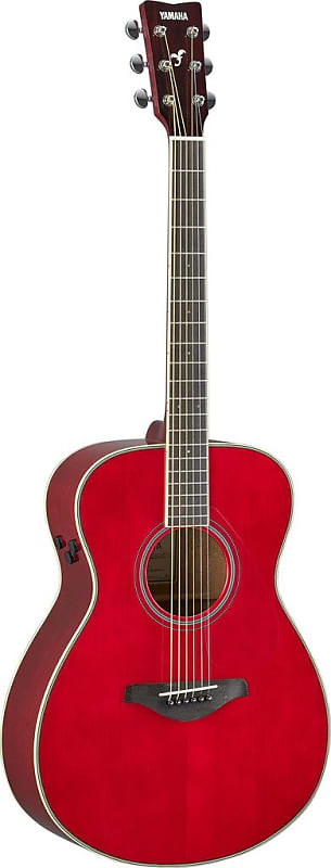 Концертная акустическая электрогитара Yamaha FS-TA TransAcoustic, цвет рубиново-красный FS-TA TransAcoustic Concert Acoustic Electric Guitar