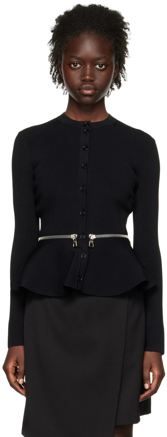 

Черный кардиган на молнии Alexander McQueen