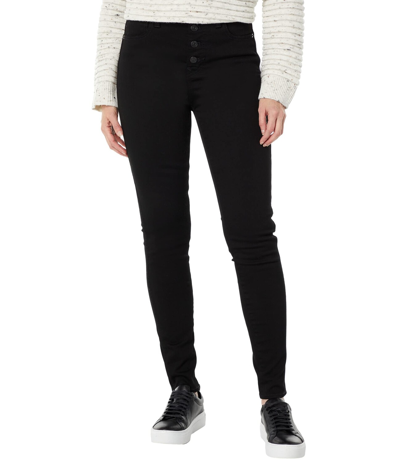 

Джинсы Madewell, Tall 10" High-Rise Skinny in Black Frost