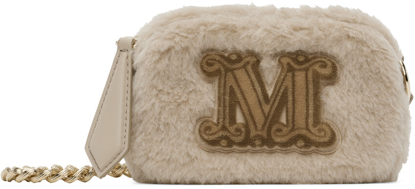 

Бежевая сумка для фотоаппарата Teddy Max Mara