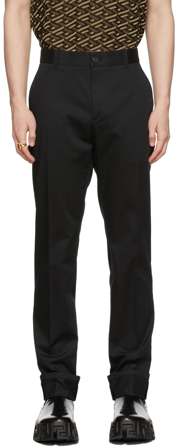 

Черные брюки Greca Versace