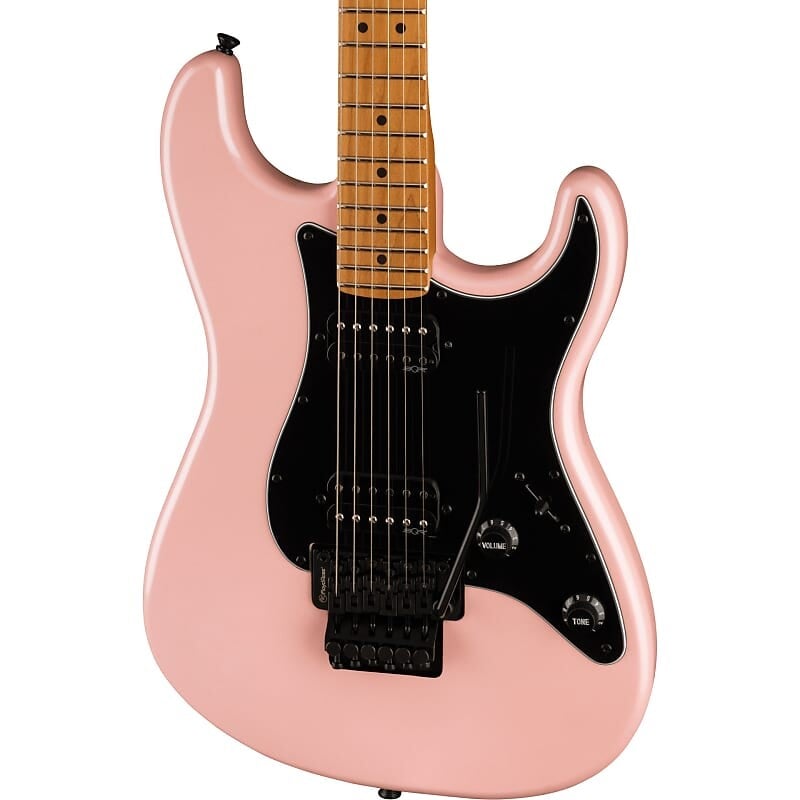 

Squier Contemporary Stratocaster HH FR — черная накладка, розовый жемчуг Fender 0370240533