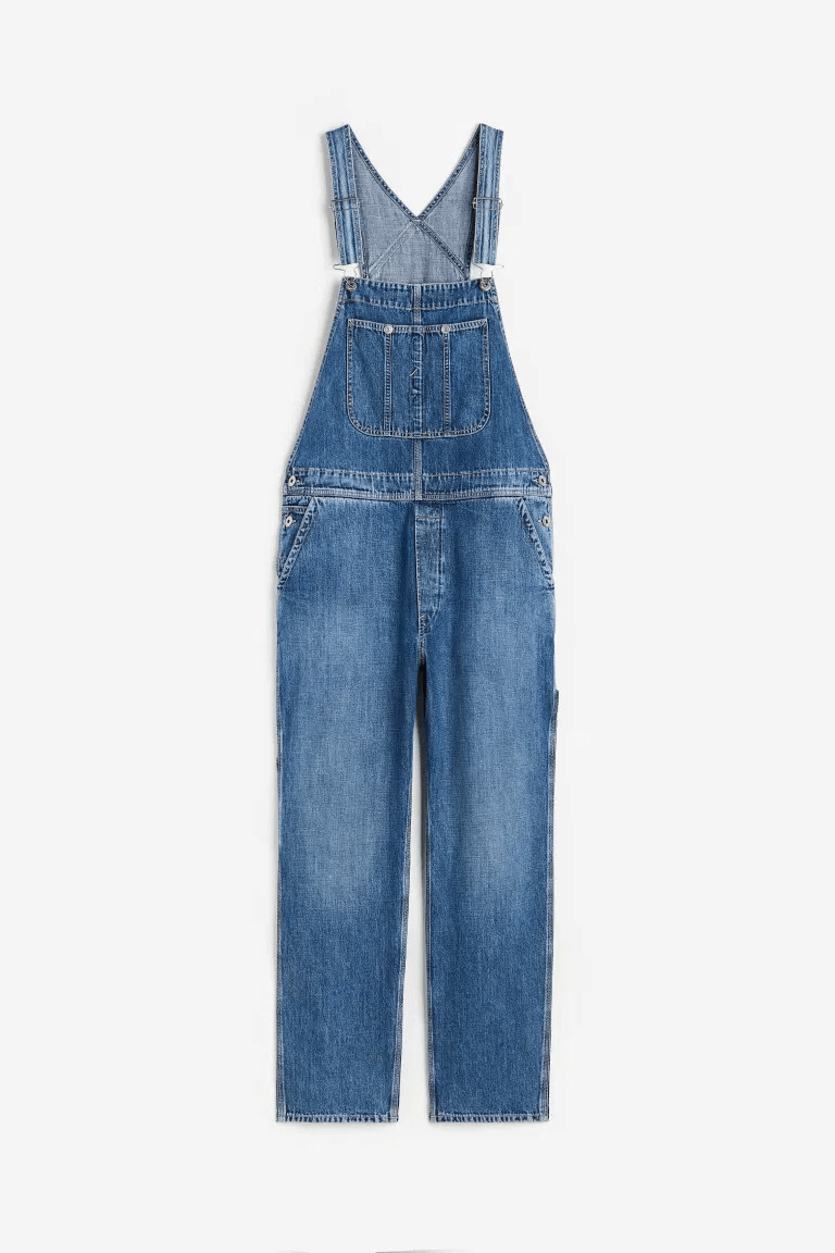 

Комбинезон H&M Denim Relaxed Fit, синий